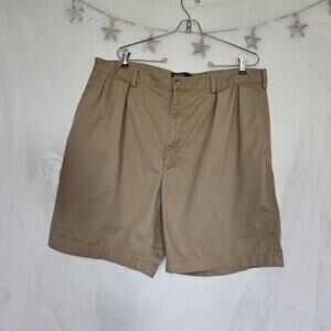 Polo Ralph Lauren 90s Mens Size 40 Vintage Pleated Cotton Shorts Preppy Classic